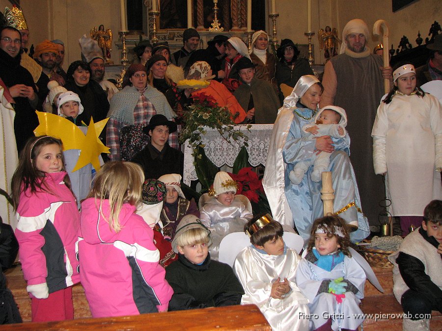 Presepio vivente a Trabuchello il 4 gennaio 2009 